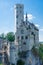 Lichtenstein Castle Schloss Lichtenstein, a palace built in Gothic Revival style overlooking the Echaz valley near Honau,