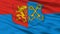 Lida City Flag, Belarus, Closeup View