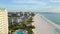 Lido Beach Sarasota aerial drone footage