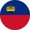 Liechtenstein Flag illustration vector eps