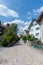 Liechtenstein streets in Vaduz in the summertime