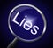 Lies Magnifier Represents No Lying And Correct