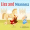 Lies and meanness social media post mockup