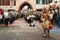 Liestal, Canton of Basel, Switzerland - February 26, 2012: traditional swiss german carnival