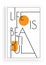 Life is beautiful, vector. Scandinavian art design. Three pieces minimalist poster design. Wall art work, wall decoration