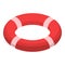 Life bouy icon, isometric style