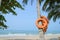 Life Buoy on coconut tree