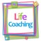 Life Coaching Colorful Frame