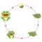 The Life Cycle Of Frog Vector Illustration