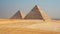 Daily life in Giza pyramid complex or necropolis