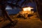 Life guard hut at twilight, Maui, Hawaii