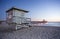 Life Guard Tower and Manhattan Beach Pier