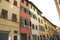 The life of the Italian street. The linen was dried on the windows, the shutters were preserved to protect the house from invasion