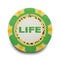 Life Poker Chip