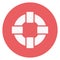 Life rescue, lifebuoy Vector Icon which can easily edit