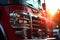 Life-saving Fire emergency truck. Generate Ai