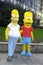 Life size Simpsons characters