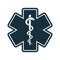 Life star medical snake icon