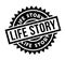 Life Story rubber stamp