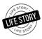 Life Story rubber stamp