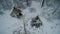 Life in the tipi at winter on Ural mountain