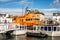 Lifeboat Moored in the Harbour