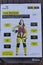 Lifeboat poster showing a lady dressed in full gear with cost of equipment