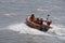 Lifeboat at Sea in Weston-super-Mare, UK