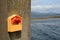 Lifebouy on Harbour Wall