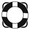 Lifebouy icon simple vector. Saver life ring