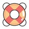 lifebuoy cartoon icon