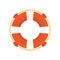 Lifebuoy flat icon