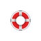 Lifebuoy flat icon. Element of beach holidays colored icon for mobile concept and web apps. Detailed Lifebuoy flat icon can be