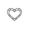 lifebuoy with heart  icon. Element of Valentine\\\'s Day icon for mobile concept and web apps. Detailed lifebuoy with heart  icon ca