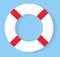 Lifebuoy icon, equipment of rescuers to save drowning people, vector graphic deign element for business and holiday