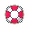 Lifebuoy icon vector design templates simple and modern