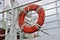 Lifebuoy on a Japanese ship