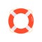 Lifebuoy and lifeguard, lifesaver, ring lifebuoys life safety survival swimming saver concept.