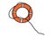 Lifebuoy. Lifeguard preserver