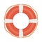 Lifebuoy nautical maritime isolated design icon white background