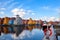 Lifebuoy on pier at Reitdiephaven