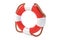 Lifebuoy water safety perspective view 3D render