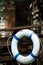 Lifebuoy white with blue stripes