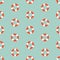 lifebuoys polka dots style seamless vector pattern