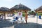 Lifeguard on the beach. After more then five decades of restriction American tourist now can visit Cuba