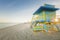 Lifeguard booth in Miami Beach