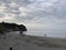 Lifeguard building on Avila Beach, CA in the early morning