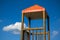 Lifeguard cabin on a beach