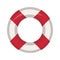 Lifeguard float icon, flat design