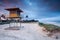 Lifeguard hut on australian beach